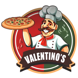 Valentino's Pizza logo.